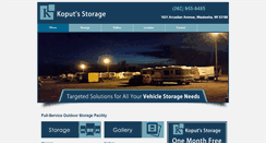 Desktop Screenshot of koputstorage.com